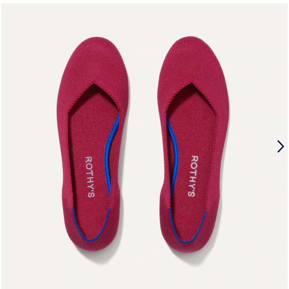 Rothy’s red flats